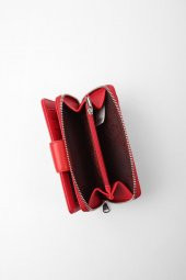 CENGİZ PAKEL Kadın Orta Boy Cüzdan 65256M Kırmızı - 3