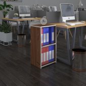 Kenzlife klasörlük raflı attila cvz 70*40*30 kitaplık ofis arkalıksız - 1