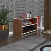 Kenzlife ayakkabılık goya cvz 040*70*30 arkalıksız ayakkabı ofis dolabı - 1