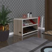 Kenzlife ayakkabılık goya crd 040*70*30 arkalıksız ayakkabı ofis dolabı - 1