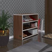 Kenzlife ayakkabılık goya cvz 060*70*30 arkalıksız ayakkabı ofis dolabı - 1