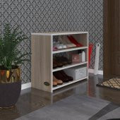 Kenzlife ayakkabılık goya crd 060*70*30 arkalıksız ayakkabı ofis dolabı - 1