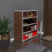 Kenzlife ayakkabılık goya cvz 080*70*30 arkalıksız ayakkabı ofis dolabı - 1