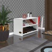 Kenzlife ayakkabılık goya byz 040*70*30 arkalıksız ayakkabı ofis dolabı - 1