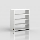 Kenzlife ayakkabılık goya byz 080x70x30 arkalıksız ayakkabı ofis dolabı - 3