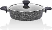 Taç Stone 7 Parça Granit Tencere Seti Gri - 4