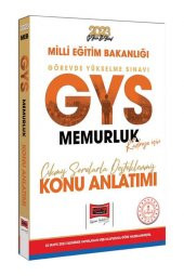2023 MEB GYS Memurluk Kadrosu İçin Çıkmış Sorularla Desteklenmiş Konu Anlatımı Yargı Yayınları - 1