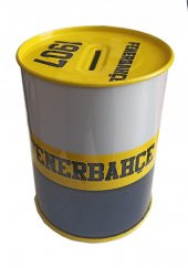 Fenerbahçe Metal Kumbara Orta Boy Orjinal Lisanslı 1 Adet FB Kumbara Taraftar Kumbara Sarı Kanarya 12x9 cm - 2
