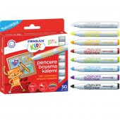 Pensan Markör Kidz Temizlenebilir 8 Renk Pencere  99925 - 2