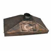 Bakır Çay Ocağı Kazanı Davlumbazı 110 CM 4 GÖZLÜ ÇAY KAZANINA GÖRE BAKIR DAVLUMBAZ A KALİTE SAFİR - 3