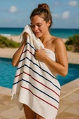 Banyo Deniz Plaj Peştemal Havlusu %100 Pamuklu 70x150 Cm - 6