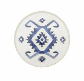 Porland Arabesque Serisi 6Lı 18cm Düz Pasta Tabak Takımı Karma Desen - 2