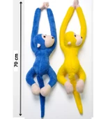 Fanatik Taraftarlara Özel Peluş Maymun: Boyuna Asılabilen, Stadyumu Renklendirecek Maskot Maymun-70 cm thumbnail 9