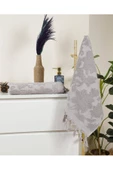 Mira Home Jakarlı Saçaklı Banyo Havlu Takımı Soft Pamuklu Maria Grace - 4