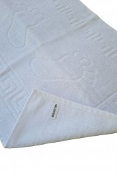 2 li Ayak İzli Banyo Paspas 100 Pamuklu Ayak Havlusu 50x70 Cm - 8