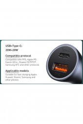 20w Hızlı Araç Şarjı (usb-c Pd 3.0 20w + Quick Charge 3.0 20w) - 2