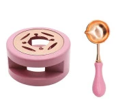 Davetiye Mum Mühürü Uygulama Seti Yavruağzı Renk 355 Dal Yaprak thumbnail 4