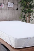 200x200 Cm Çift Kişilik Alez 4 Köşe Lastikli Pamuklu Yatak Koruyucu - 2