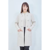 Anne Triko Cepli Düğme Detaylı Siyah Uzun Hırka - 7