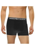 Seher Yıldızı 3 lü Erkek Likralı Elastan Boxer Pamuklu SH0060 - 1