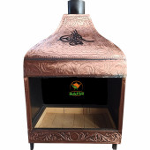 KAPALI KASA OCAKBAŞI BAKIR KEBAP OCAĞI BAKIR MANGAL BAKIR BARBEKÜ BAKIR IZGARA A++ SAFİR - 3