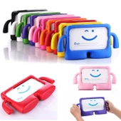 Gpack Samsung Galaxy Tab 3 7.0 T210 Kılıf Çocuklar İçin Tutacaklı Silikon ib1 - 2