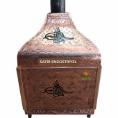 KAPAKLI BARBEKÜ BAKIR OCAKBAŞI BAKIR KEBAP OCAĞI BAKIR MANGAL BAKIR IZGARA A++ SAFİR - 1