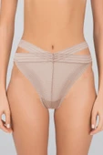Kadın Dantel Çapraz Lastikli İpli Tanga String Külot - 1