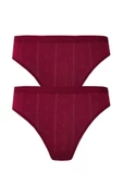 2li Kadın Jakarlı Bikini Klimalı Kaliteli Ekonomik Yumuşak - 3
