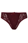 Kadın Dantel Detaylı Özel Doku Bikini Külot Viskon Rahat - 2