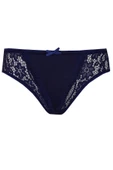 Kadın Dantel Detaylı Özel Doku Bikini Külot Viskon Rahat - 4