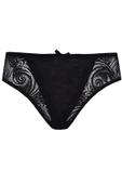 Kadın Dantel Detaylı Özel Doku Bikini Külot Viskon Rahat - 6