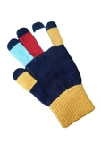 Kız Erkek Çocuk Triko Eldiven Kışlık Örgü Renkli Unisex 6-12 Yaş - 6