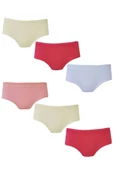 Tutku İç Giyim 6lı Kız Çocuk Pınar Bato Pamuklu Slip Külot thumbnail 1