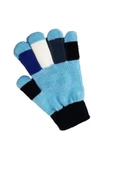 Kız Erkek Çocuk Triko Eldiven Kışlık Örgü Renkli Unisex 6-12 Yaş - 8