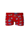 6lı Erkek Çocuk Renkli Desenli Baskılı Boxer Külot - 9