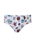 Tutku İç Giyim Erkek Çocuk Renkli Empirme Slip Külot 6 lı Paket - 5