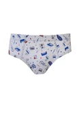 Tutku İç Giyim Erkek Çocuk Renkli Empirme Slip Külot 6 lı Paket - 9
