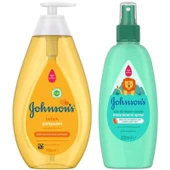 Johnsons Baby Kolay Tarama Spreyi Söz Dinleyen Saçlar 200 ml + Johnsons Bebek Şampuanı 750 ml - 1
