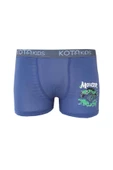 12li Erkek Çocuk Renkli  Baskılı Boxer Külot 1005 - 6