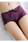 Kadın Dantel Boxer Esnek Rahat Estetik - 6