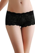 Kadın Dantel Boxer Esnek Rahat Estetik - 9