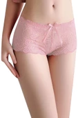 Kadın Dantel Boxer Esnek Rahat Estetik - 8