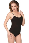 Berrak İç Giyim Likralı Kadın İp Askılı ÇıtÇıtlı Body 6 lı Paket - 4