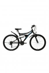 Bisan Mts4300 26 Jant Bisiklet-Mat Siyah -Mavi - 1