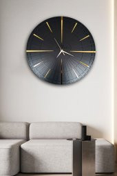 aSSe Tasarım Dekoratif Duvar Saati 50x50cm Sessiz Mekanizma - 4
