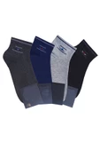 4lü Erkek Pamuklu Kısa Spor Çorap Kaliteli - 2