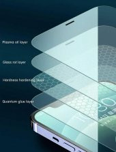 Vendas iPhone 14 Pro Max Uyumlu (14 Pro Max) Super Hardness Tam Kaplama Tempered Cam Ekran Koruyucu - 3