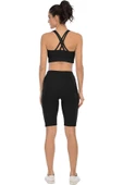Kadın Yüksekbel Toparlayıcı Cepli Sporcu Dizüstü Tayt Yoga Pilates - 4