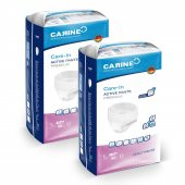 2Lİ AVANTAJ PAKET CARINE ACTIVE YETİŞKİN HASTA KÜLOT BEZİ LARGE BEDEN 30 X 2 ADET - 1